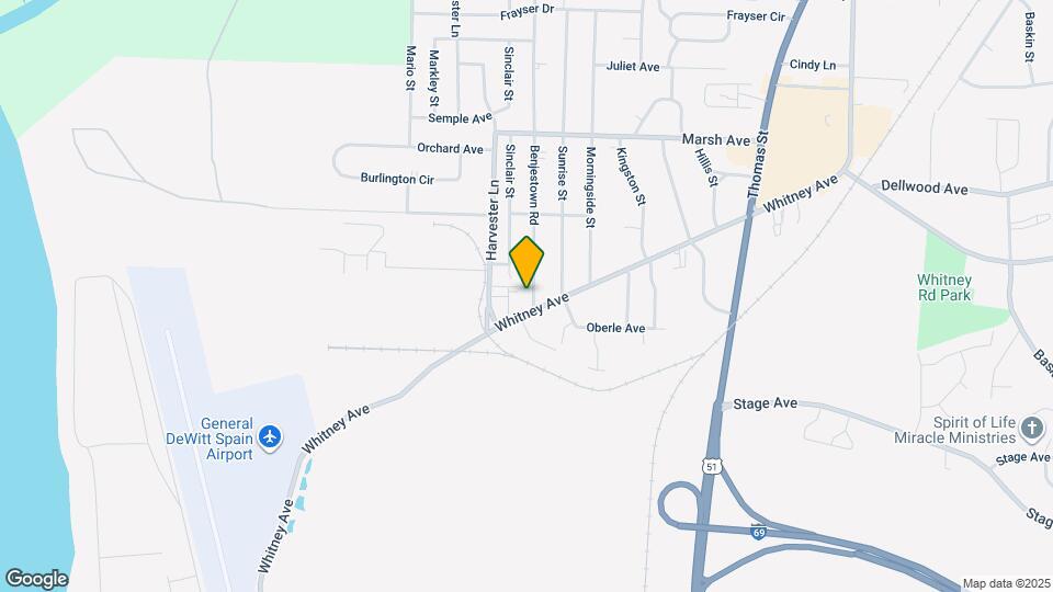 2981 Benjestown Rd Map and Location Details