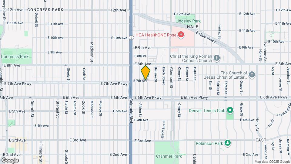 695 Ash St. Map and Location Details