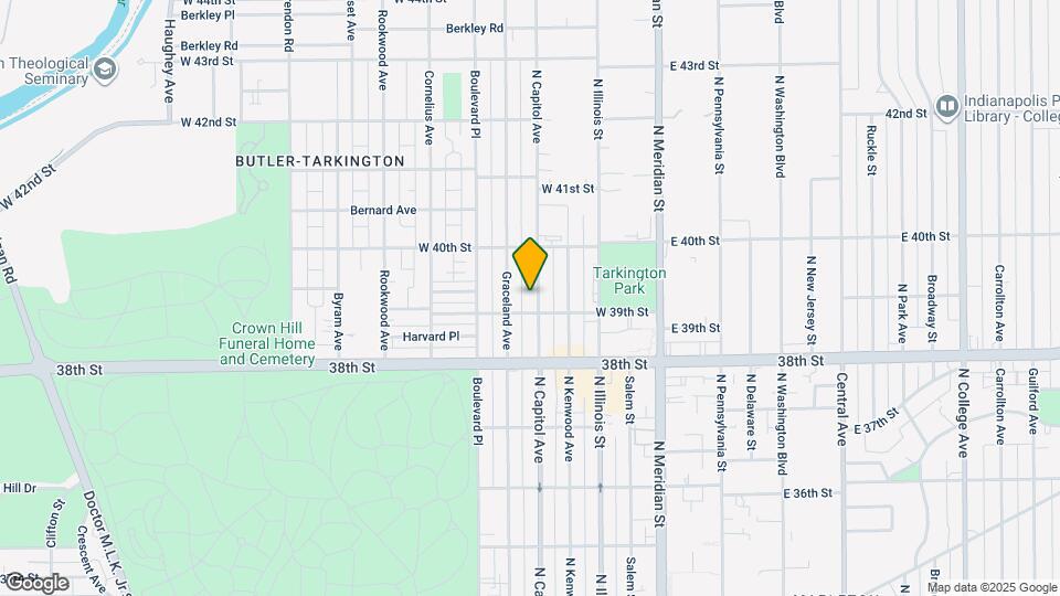3914 N Capitol Ave Map and Location Details