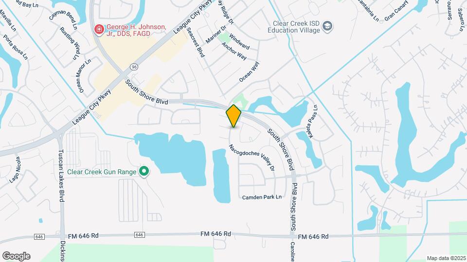 1421 Nacogdoches Valley Dr Map and Location Details