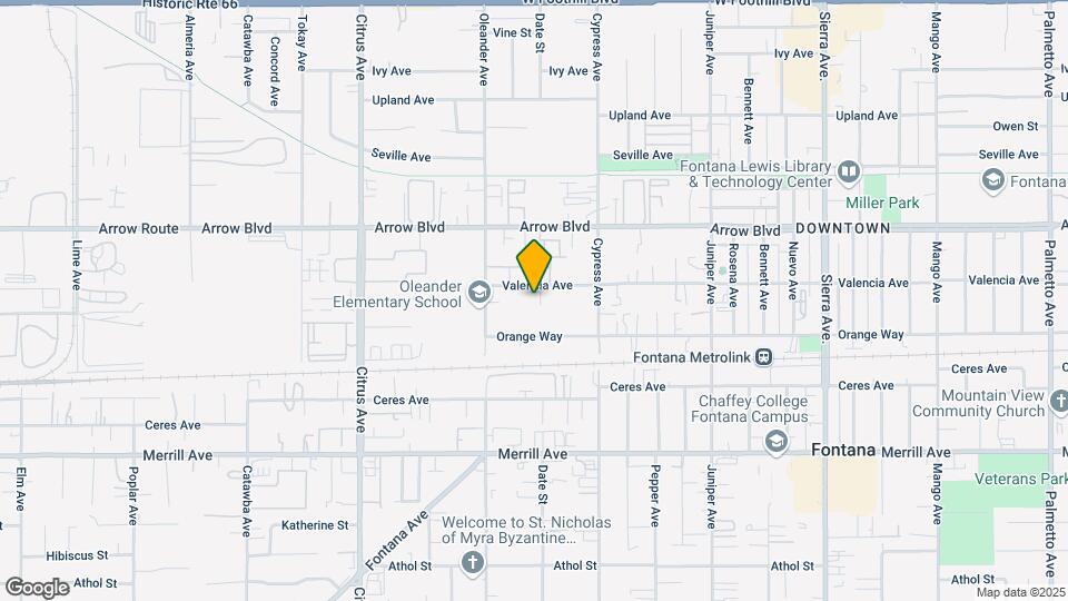 16385 Valencia Ave Map and Location Details