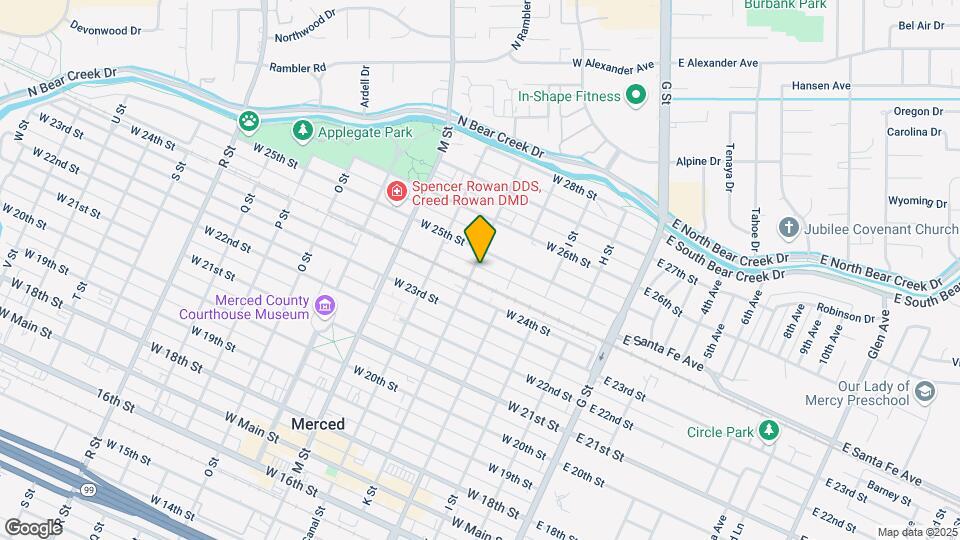2400-2426 K St Mapa y Detalles de la Ubicación