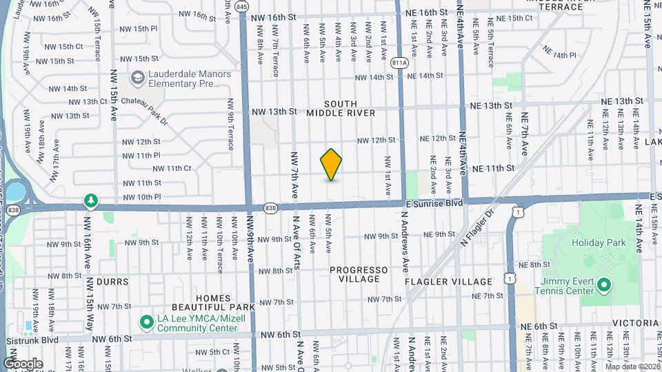 1028 NW 5th Ave Mapa y Detalles de la Ubicación