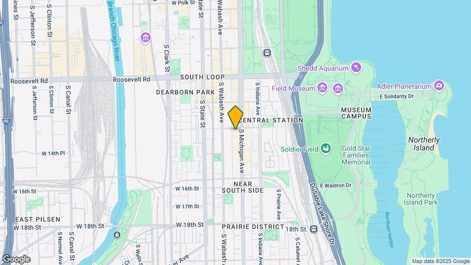 1400 S Michigan Ave Mapa y Detalles de la Ubicación