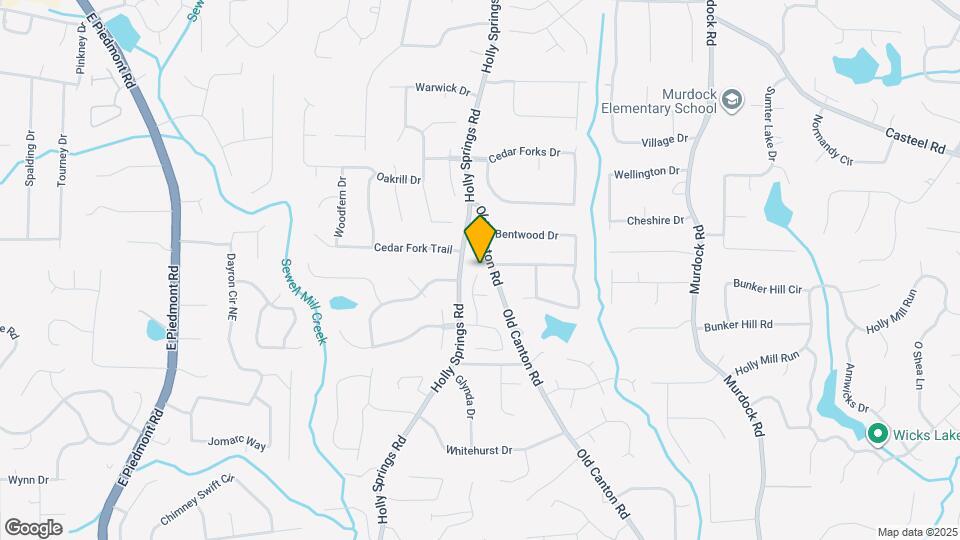 1736 Paramore Pl NE Map and Location Details