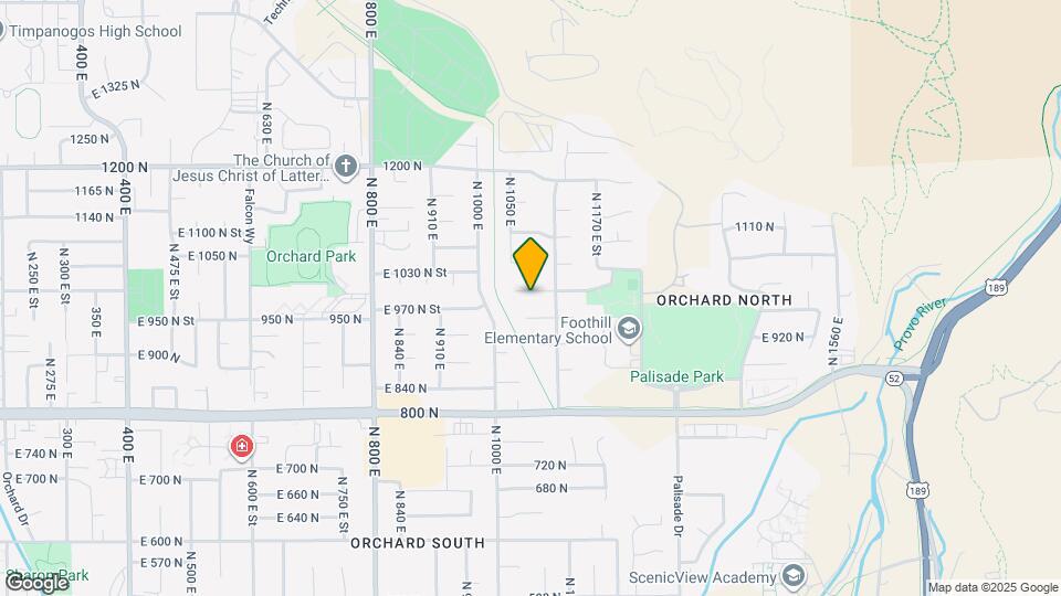 1062 E 1010 N Mapa y Detalles de la Ubicación