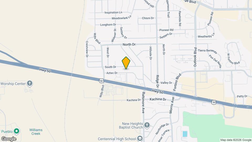 2205 Aztec Dr Map and Location Details