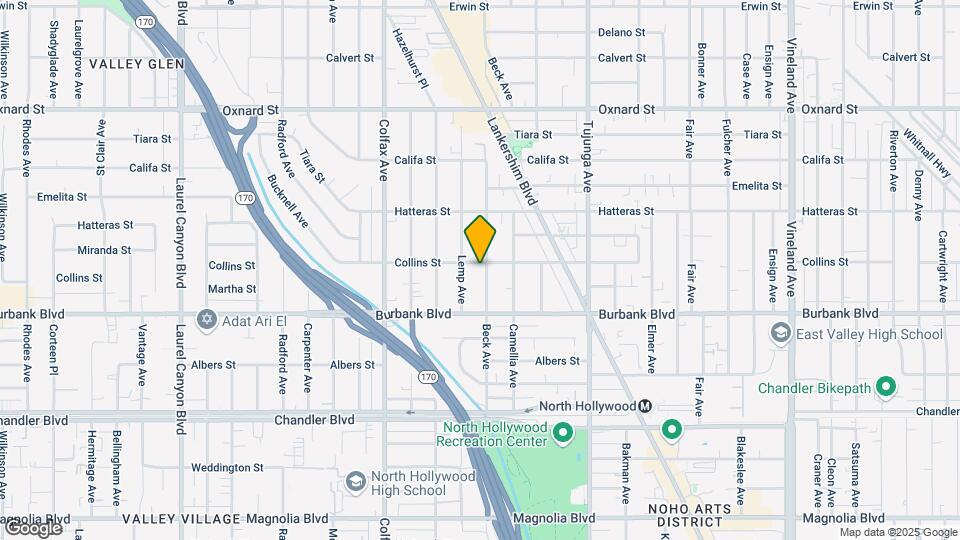5653 Beck Ave Map and Location Details