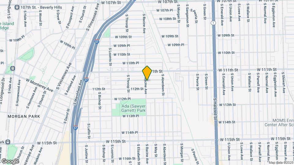 1159 W 111th Pl Map and Location Details
