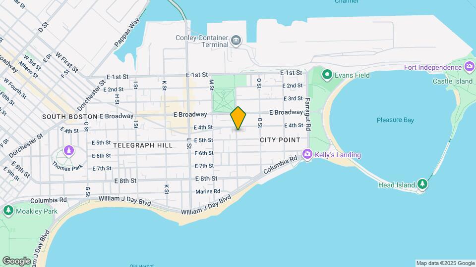 110 N St, Unit 1 Map and Location Details