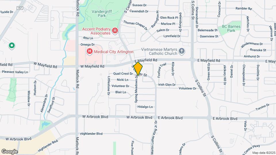 3405 Spring Meadows Dr Map and Location Details