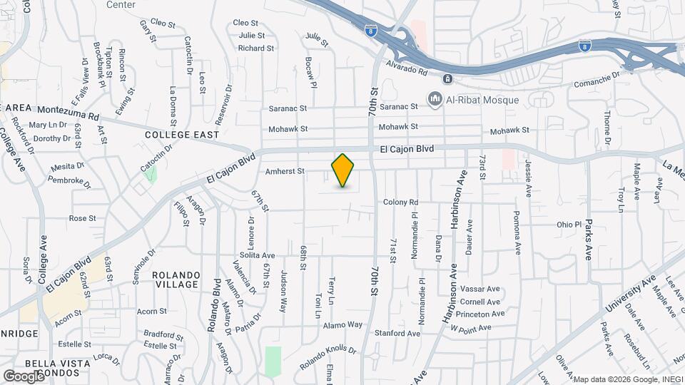 6912 Eberhart St Map and Location Details