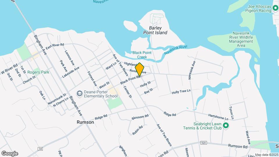 105 Black Point Rd Map and Location Details