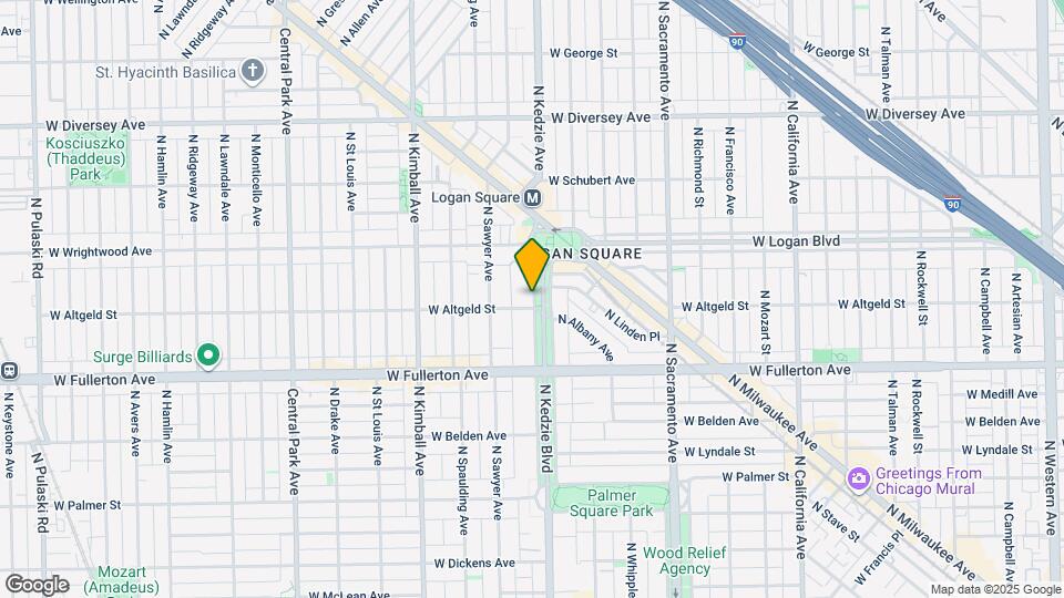 2508 N Kedzie Blvd Map and Location Details