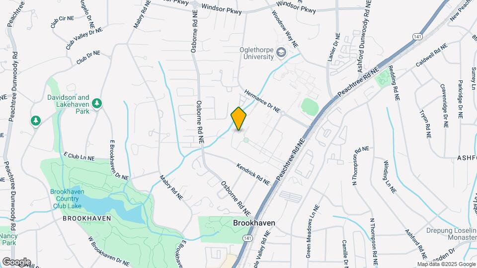 1105 Town Brookhaven Map and Location Details