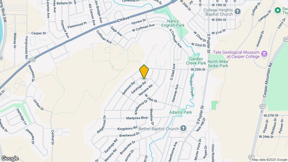 2800 Saratoga Rd Map and Location Details