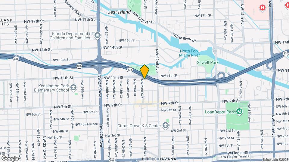 1011 NW 23rd Ave Map and Location Details