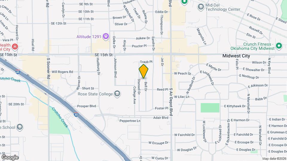 1013 Bell Dr Map and Location Details