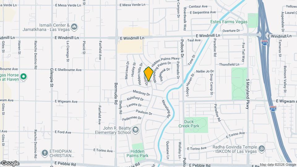 8392 Gresham Dr Mapa y Detalles de la Ubicación