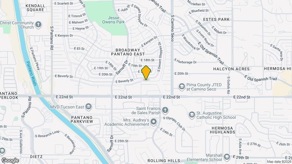 8527 E Seabury Ct Map and Location Details