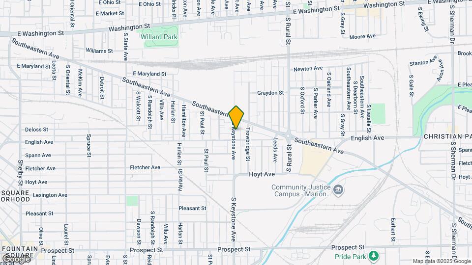 451 S Keystone Ave Map and Location Details