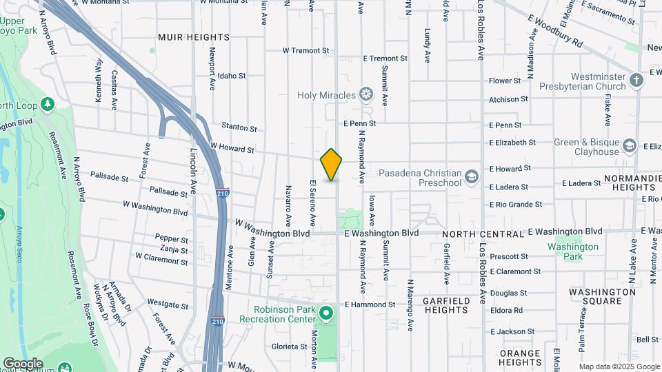 1471 Fair Oaks Ave Map and Location Details