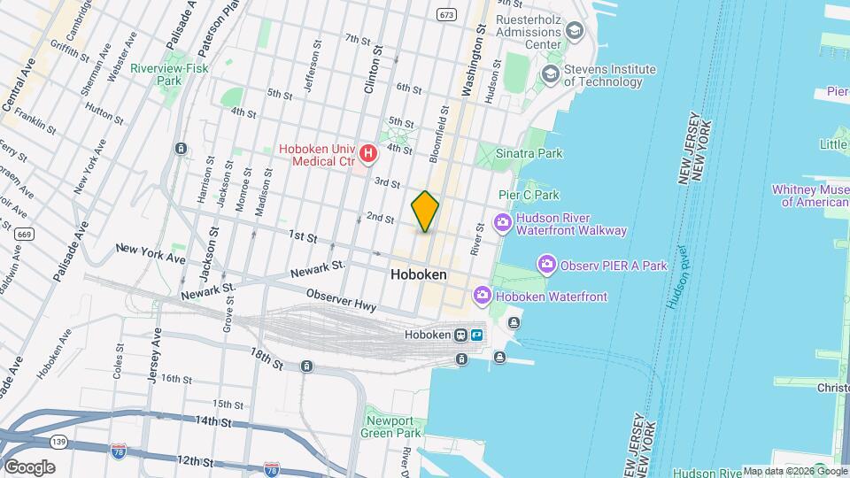 126 Washington St Map and Location Details