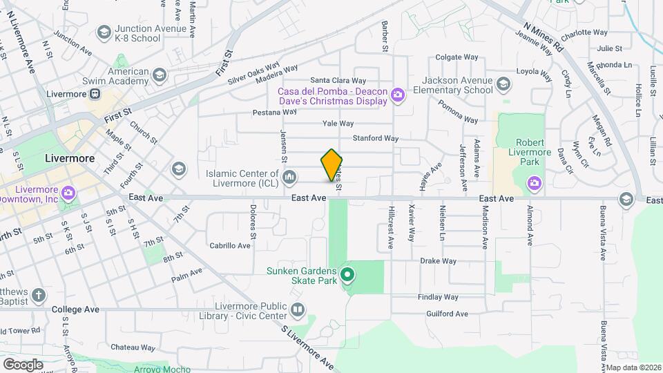 3895 Harvard Way Map and Location Details