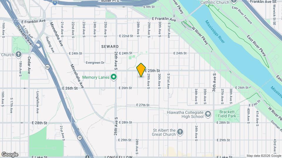 2523 28th Ave S, Unit 1 Map and Location Details