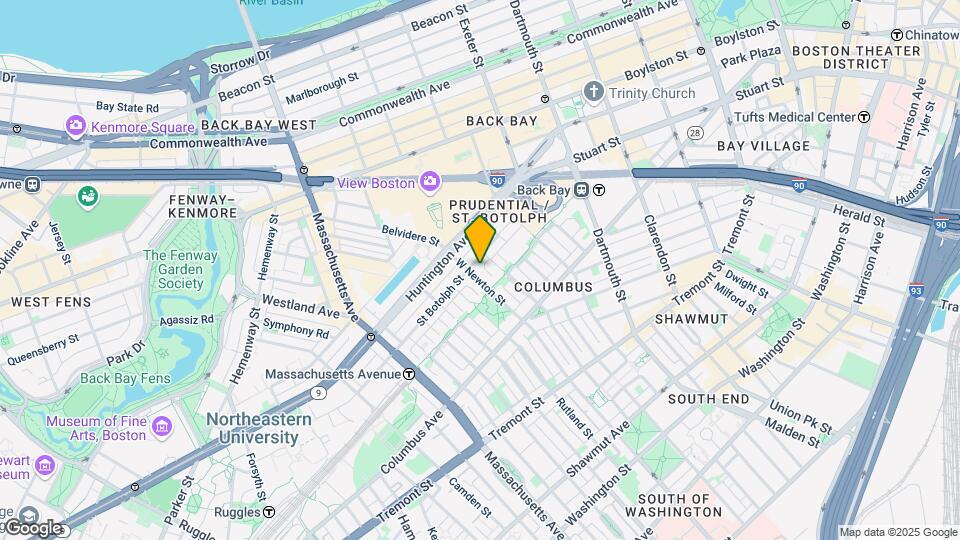 245 W Newton St, Unit 102 Mapa y Detalles de la Ubicación