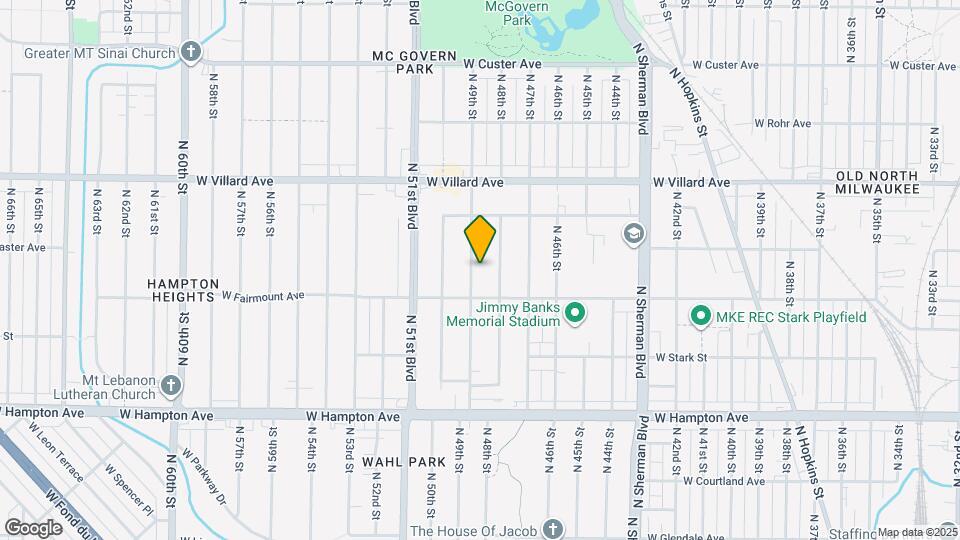 5038 N 49th St Map and Location Details