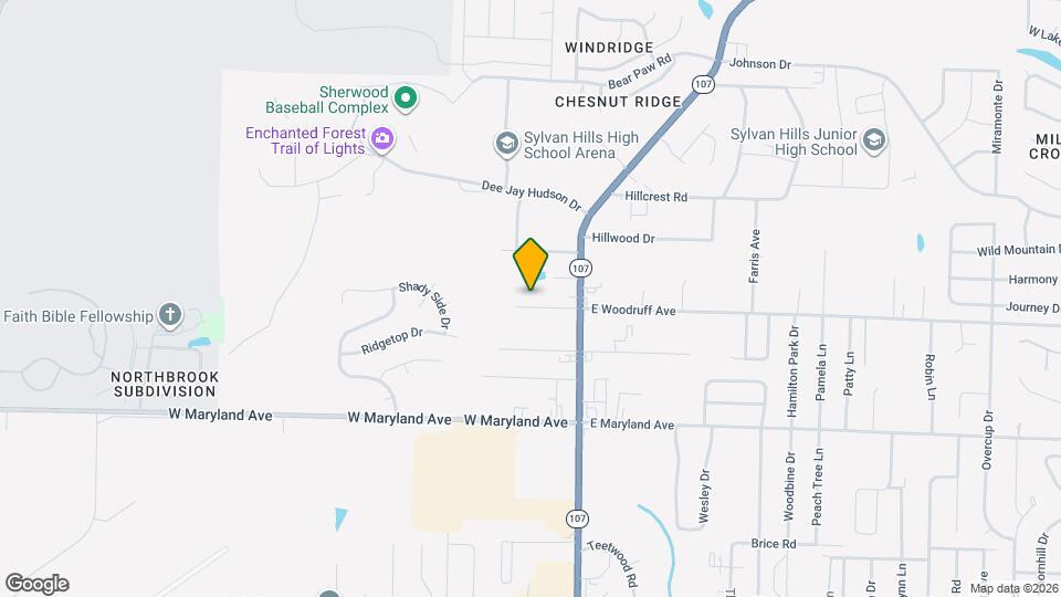 221 W Woodruff Ave Map and Location Details