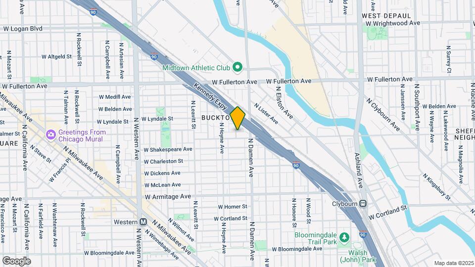 2034 W Webster Ave Map and Location Details