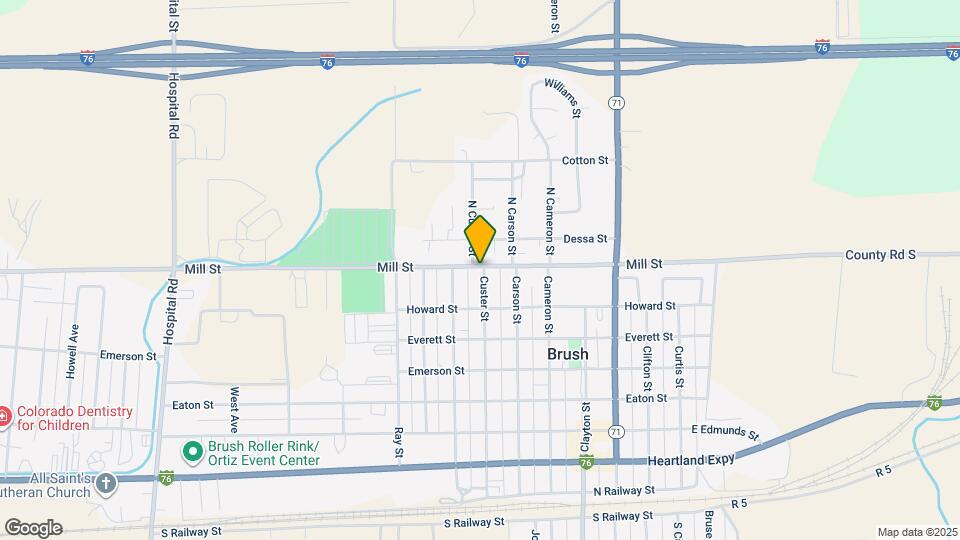 730 Custer St Map and Location Details