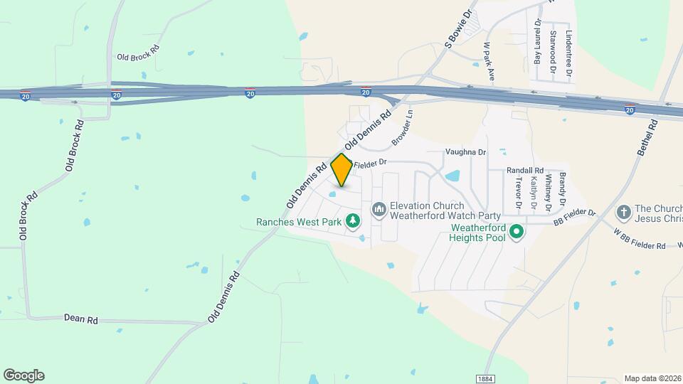 1225 Bosque Ln Mapa y Detalles de la Ubicación