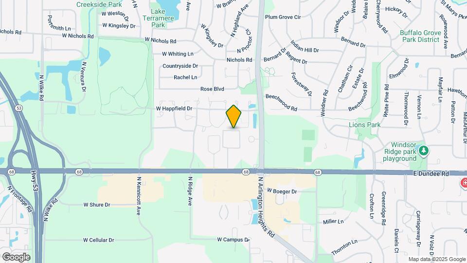 695 Grove Dr Map and Location Details