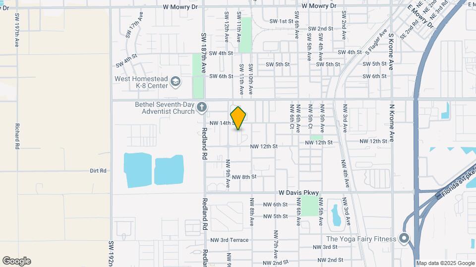 1301 NW 8th Pl Map and Location Details