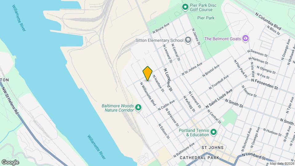 9810 N Syracuse St Map and Location Details