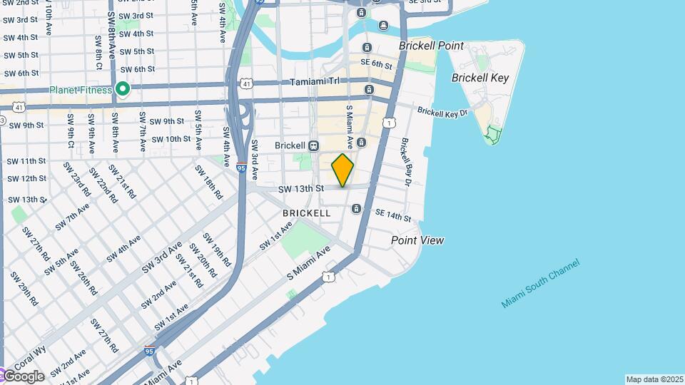 1300 S Miami Ave Map and Location Details