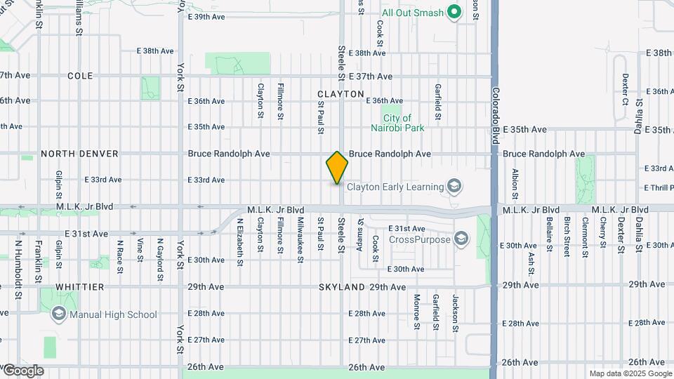 3249 Steele St Map and Location Details