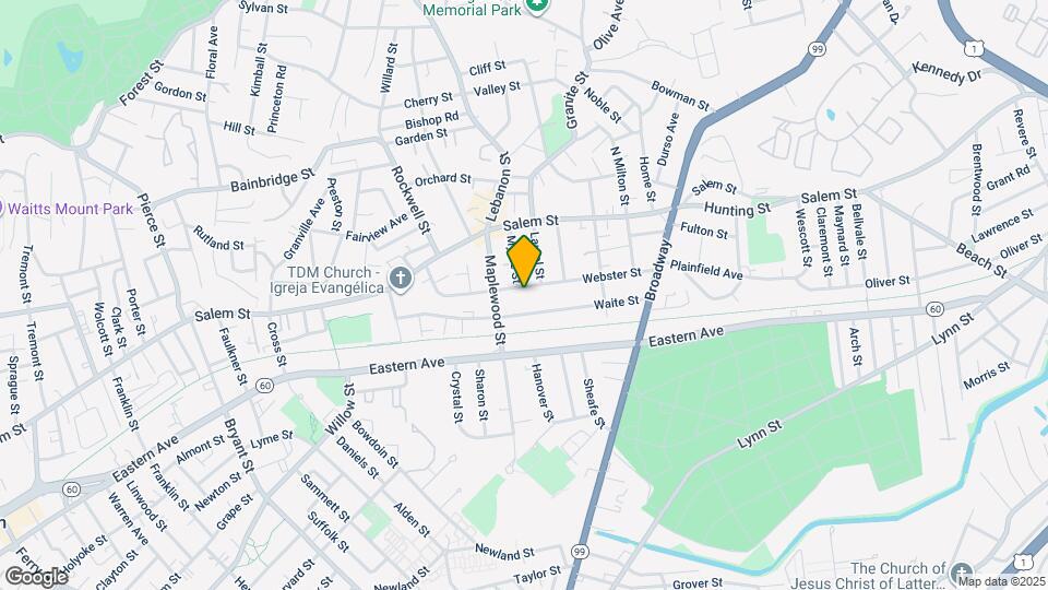 103 Webster St, Unit 2 Map and Location Details