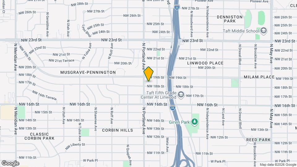 3625 NW 18th St Map and Location Details