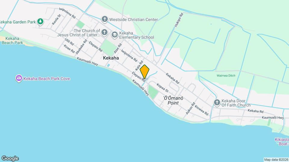1 Waimea Kauai Mapa y Detalles de la Ubicación