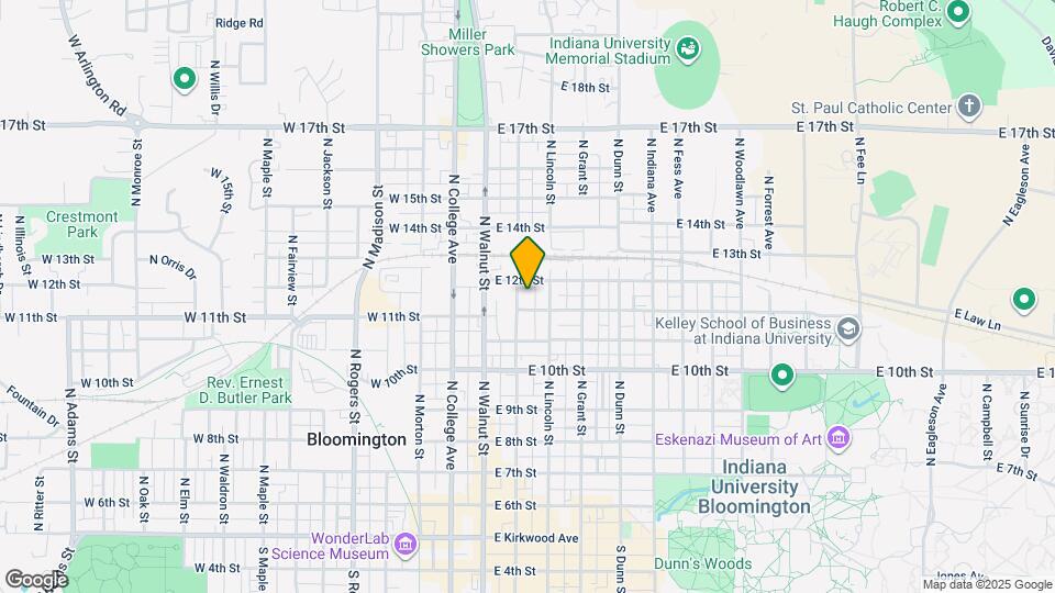 810 N Washington St Map and Location Details