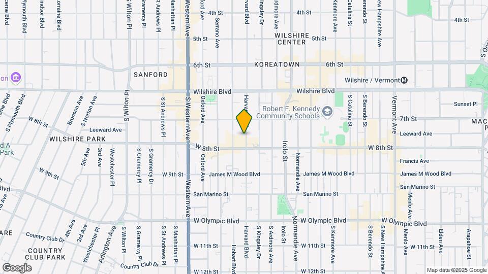 743 S Harvard Blvd Mapa y Detalles de la Ubicación