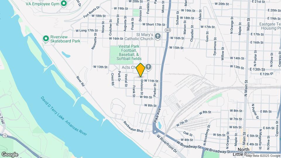 1303 W 11th St Map and Location Details