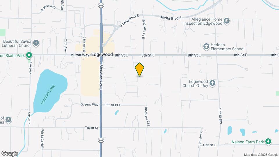 1025 105th Ave Ct E Map and Location Details