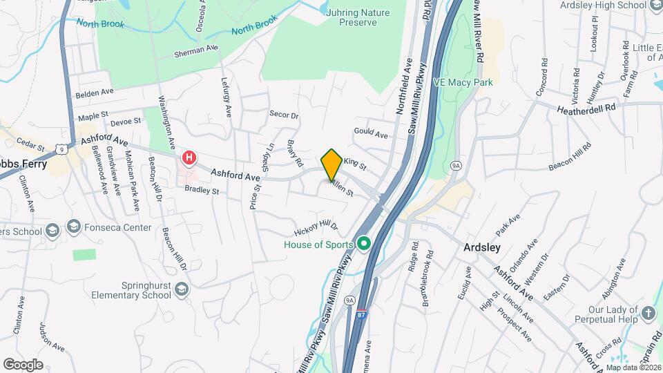 53 Allen St Map and Location Details