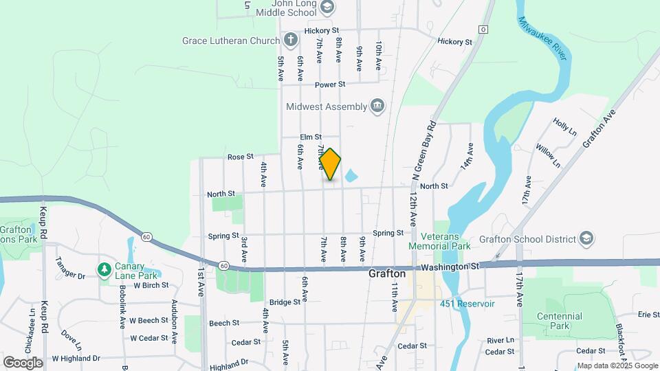 708 North St, Unit Upper Map and Location Details