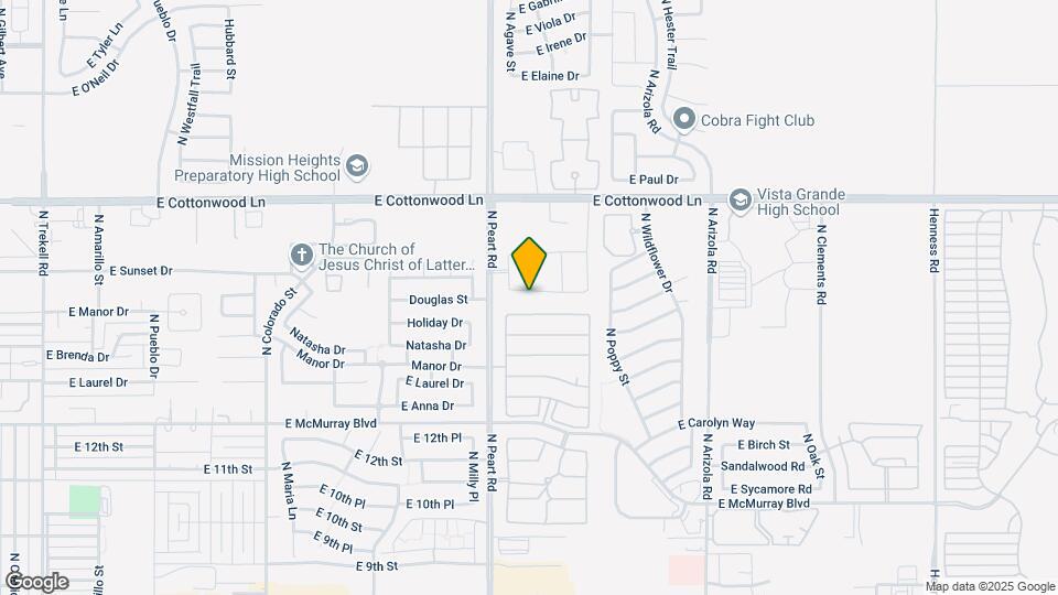 1537 E Alba Dr Map and Location Details